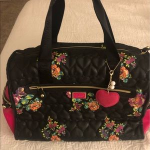 Betsey Johnson Leather Duffel